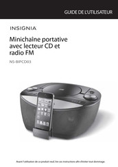 Insignia NS-BIPCD03 Guide De L'utilisateur