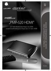 auvisio PMP-520 HDMI Guide De Démarrage Rapide