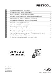 Festool CTL 48 E Notice D'utilisation D'origine