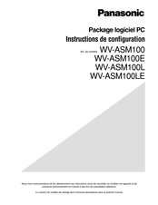 Panasonic WV-ASM100LE Instructions De Configuration