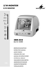 Monacor security CDM-602 Mode D'emploi