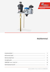 Bühler technologies Multiterminal Notice De Montage