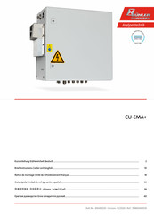 Bühler technologies CU-EMA+ Notice De Montage