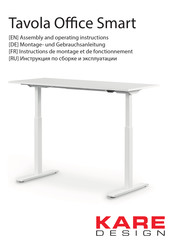 KARE design Tavola Office Smart Instructions De Montage Et De Fonctionnement