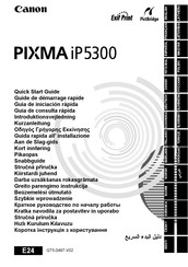 Canon PIXMA iP5300 Guide De Démarrage Rapide