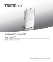 TRENDnet TEW-739APBO Guide D'installation Rapide