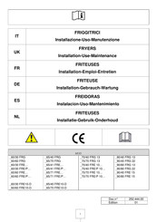 Gastro M 90/40 FRG 13 Serie Installation-Emploi-Entretien