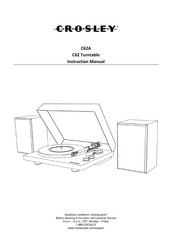 Crosley C62 Manuel D'instructions