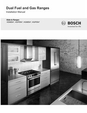 Bosch Dual Fuel HGI8054 Serie Manuel D'installation