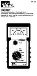 IDEAL MEGGER 61-791 Mode D'emploi