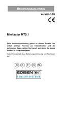 EDISEN SESOR SYSTEME Minitaster MT0.1P Mode D'emploi