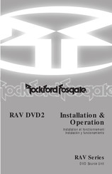 Rockford Fosgate RAV DVD2 Manuel D'installation Et Fonctionnement