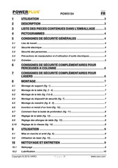 Powerplus POWX154 Mode D'emploi