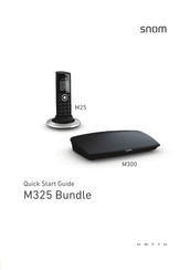 Snom M325 Bundle Guide De Démarrage Rapide