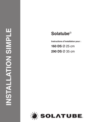 Solatube 290 DS Instructions D'installation