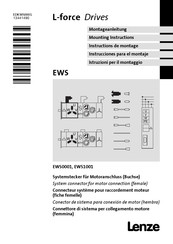 Lenze EWS1001 Instructions De Montage