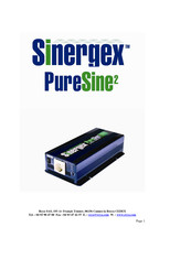 Reya Sinergex PureSineII PS2-700 Mode D'emploi