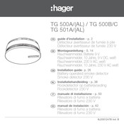 hager TG 501AL Guide D'installation
