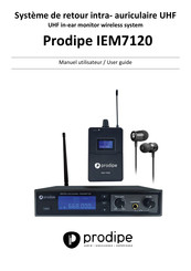 Prodipe IEM7120 Manuel Utilisateur