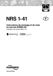 Flowserve GESTRA NRS 1-41 Instructions De Montage Et De Mise En Service