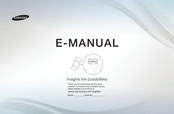 Samsung LE40D550WXZF E-Manual