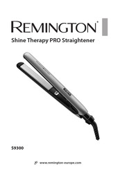 Remington Shine Therapy PRO S9300 Mode D'emploi