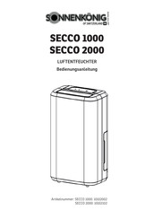 Sonnenkonig SECCO 1000 Mode D'emploi