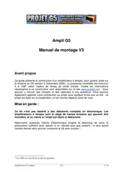 ProJet G5 Manuel De Montage