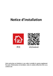 ZOSI C190 Notice D'installation