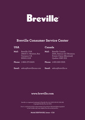 Breville BDF500XL Livret D'instructions