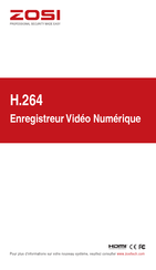 ZOSI H.264 Mode D'emploi