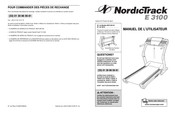 NordicTrack E 3100 Manuel De L'utilisateur