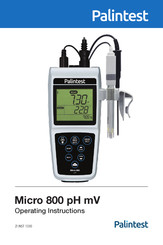 palintest Micro 800 pH mV Mode D'emploi