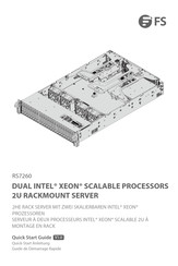 FS DUAL INTEL XEON RS7260 Guide De Démarrage Rapide