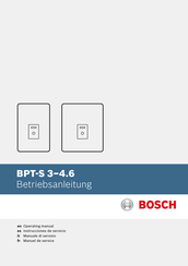 Bosch BPT-S 3 Manuel De Service