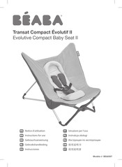 Beaba Evolutive Compact Baby Seat II Notice D'utilisation