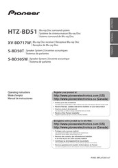 Pioneer HTZ-BD51 Mode D'emploi