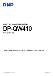 DNP DP-QW410 Manuel D'instructions