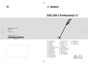 Bosch GAS 18V-1 Professional Notice Originale