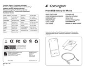Kensington PowerSled Guide De Démarrage Rapide