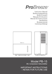 ProBreeze PB-15 Mode D'emploi