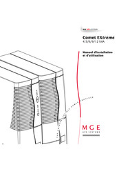 Mge Ups Systems Comet EXtreme 4.5 kVA Manuel D'installation Et D'utilisation