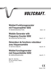 VOLTCRAFT 8202 Notice D'emploi