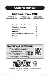Tripp-Lite PDUMH15-RA Manuel Du Propriétaire