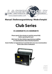 Laserworld CS-4000RGB FX Mode D'emploi