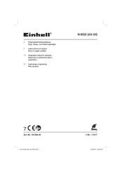 EINHELL 43.008.45 Instructions D'origine