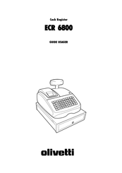 Olivetti ECR 6800 Guide