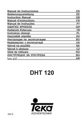 Teka DHT 120 Manuel D'instructions