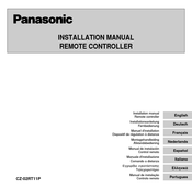 Panasonic CZ-02RT11P Manuel D'installation