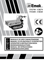 EMAK TN3400-CR340 Manuel D'utilisation Et D'entretien